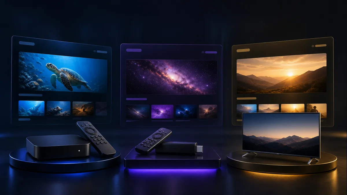 Illustration du guide IPTV Smarters Pro vs TiviMate vs OTT Navigator : Comparatif 2026