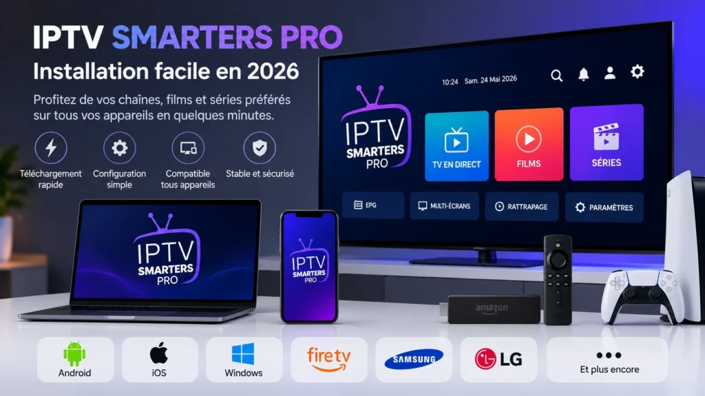 installation IPTV Smarters Pro 2026